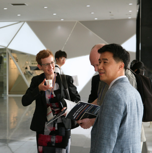From left: Professor Buriak, Professor Swager and Professor Il-Doo Kim