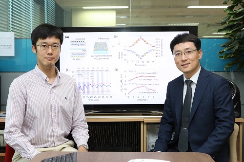 (from left: PhD Min-Ho Seo and Professor Jun-Bo Yoon)