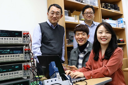 from left clockwise: Professor Seung Seob Lee, Professor Bong Jae Lee, PhD Mikyung Lim and PhD candidate Jaeman Song