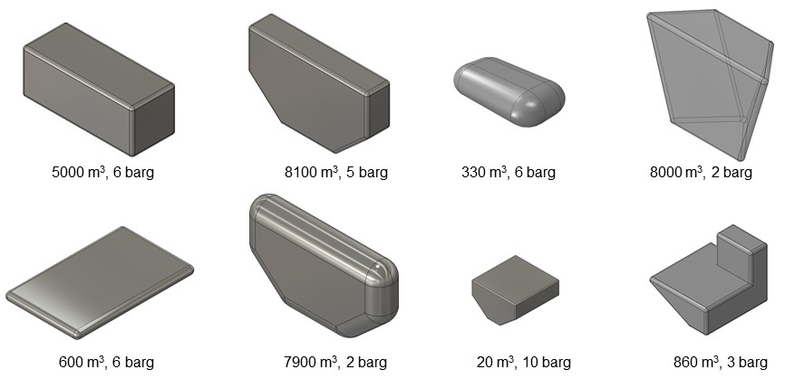 lattice pressure vessels in shapes and size images