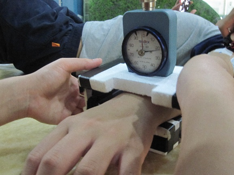 Figure 1. Measuring human thermal status through skin hardness