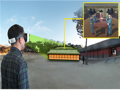 우운택 교수, 스마트 관광 증강현실 어플리케이션 개발 이미지