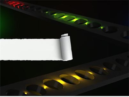 Semiconductor Photonic Nanocavities on Paper Substrates 이미지