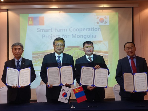글로벌기술사업화센터(GCC), 몽골에 스마트 팜 농장 열어 이미지