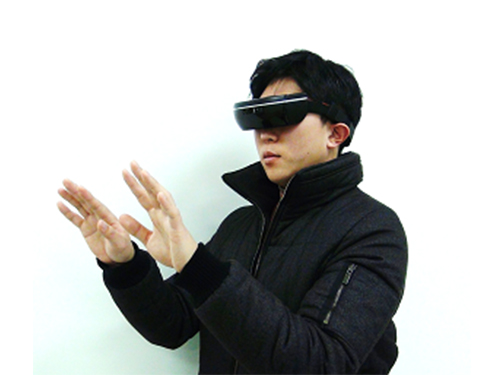 동작 인식 증강현실 스마트 안경 개발 이미지
