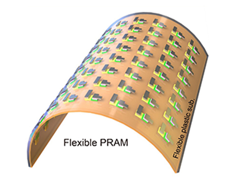 KAIST Team Develops Flexible PRAM 이미지