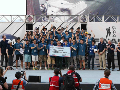 KAIST's DRC-HUBO Wins the DARPA Robotics Challenge 2015 이미지