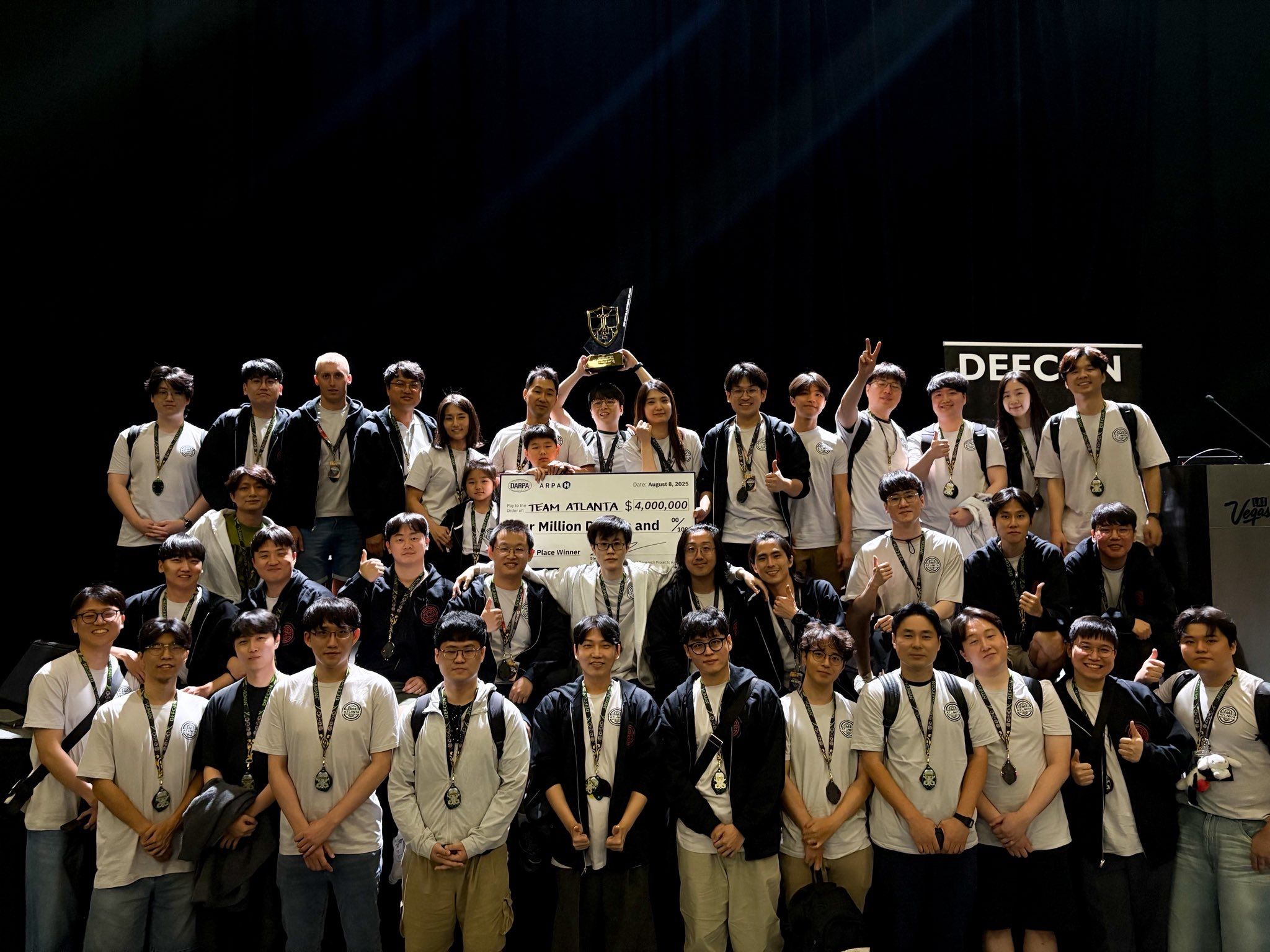 'Team Atlanta', in which KAIST Professor Insu Yun research team participated, won the DARPA AI Cyber Challenge in the US, with a prize of 5.5 billion KRW 이미지