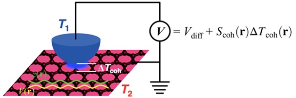 An Electron Cloud Distribution Observed by the Scanning Seebeck Microscope 이미지