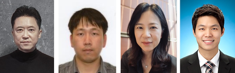 (왼쪽부터) 전기및전자공학부 김용대 교수, 성균관대 김형식 교수, 우리 대학 전산학부 오혜연 교수, 국가보안기술연구소 고우영 선임연구원