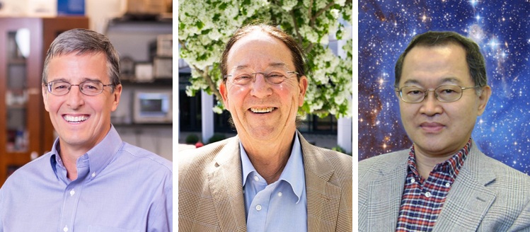 Photo 1. (From left) Professor John Rogers, Professor Gregg Rothermel, Dr. Sang H. Choi